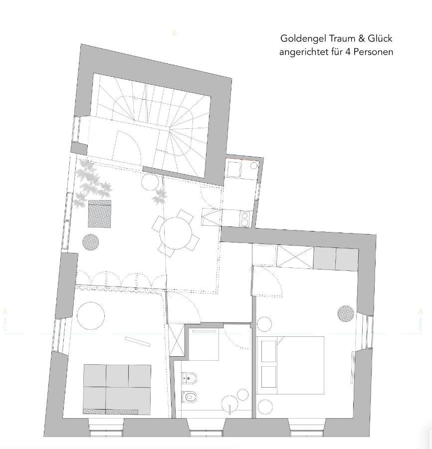 Goldengel Design - Im Historischen Ortskern Von Apartment *